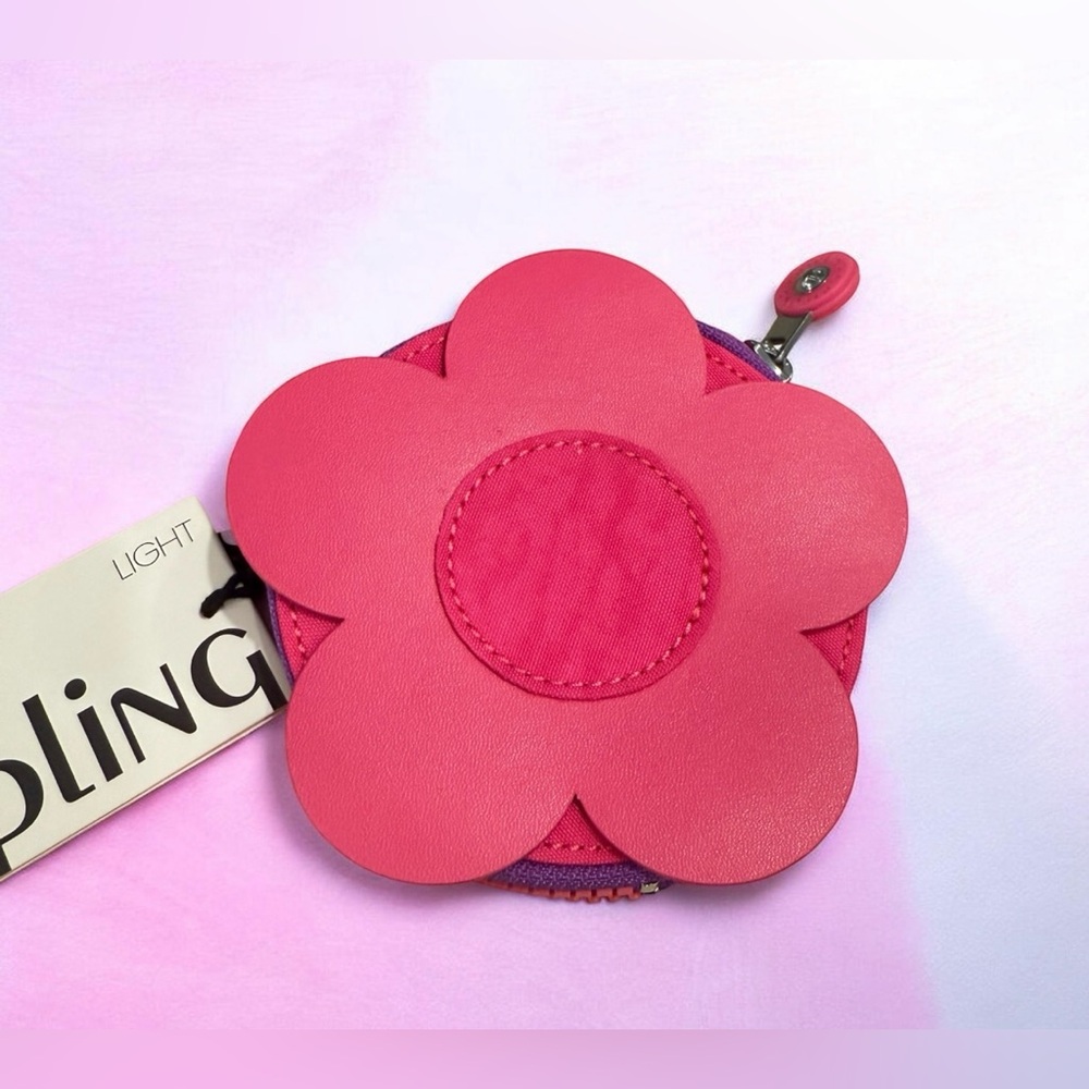 Kipling Florinda Wallet Coin Purse (Azalea Pink)